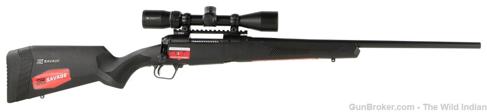 SAVAGE 110 Apex Hunter XP Bolt Rifle 223 3-9x40 Vortex Crossfire Scope-img-0