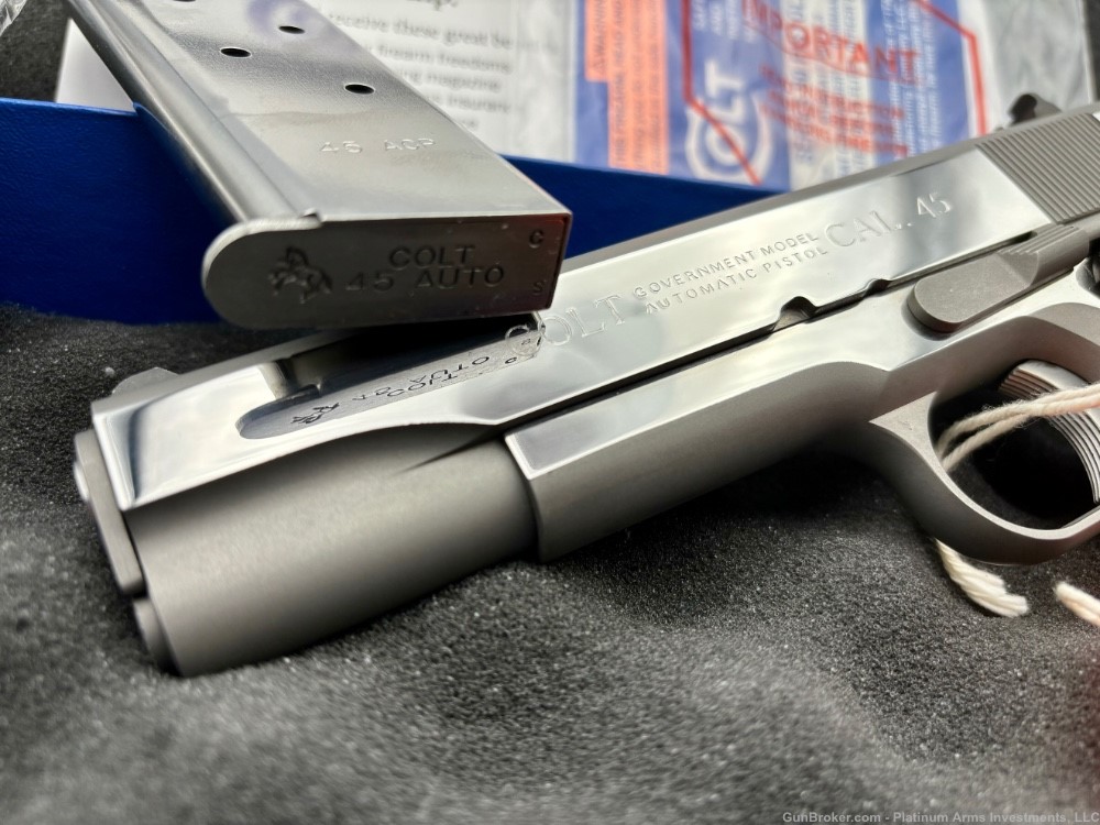 Colt Royal Stainless Govt Talo 1 of 300 Bright Polished Stainless Steel -img-5