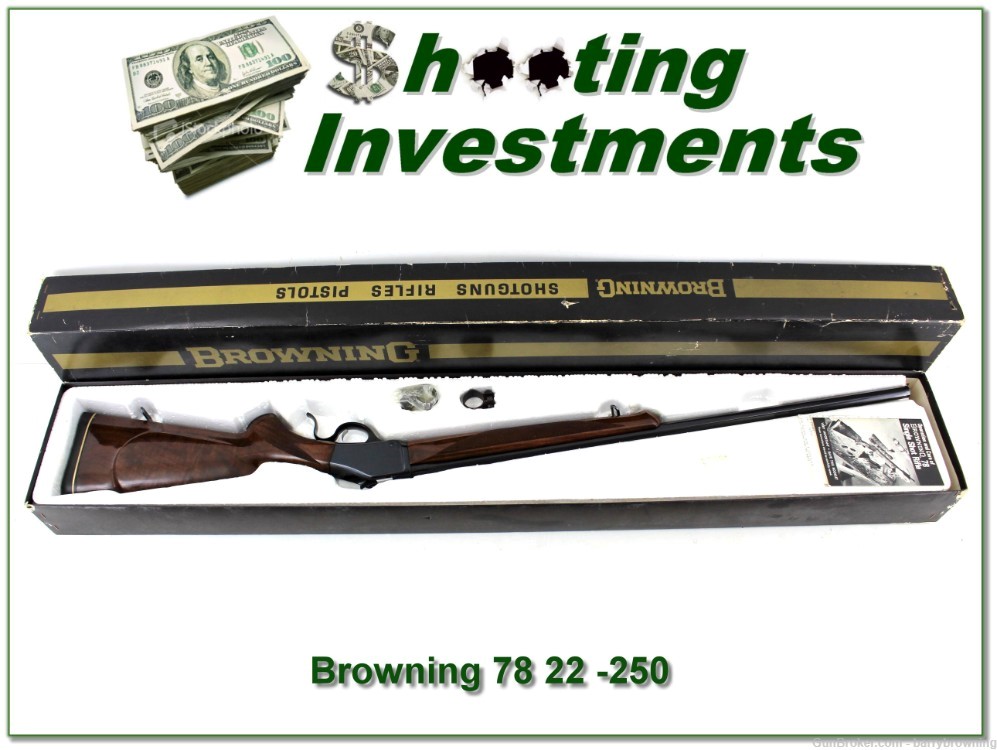 Browning Model 78 22-250 in box!-img-0