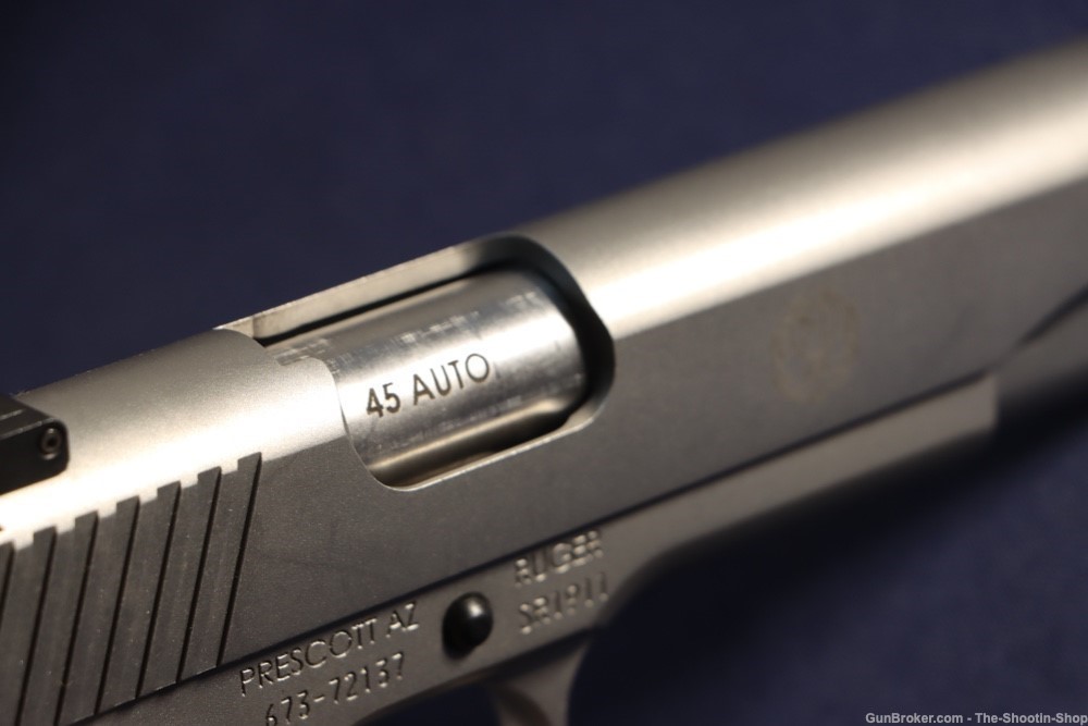 Ruger SR1911 TARGET Pistol 1911 45ACP Stainless 5" 8RD 6736 ADJ SIGHTS Ambi-img-15