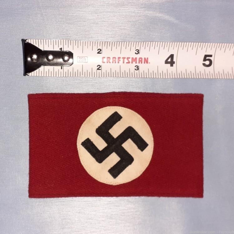 Superb WWII German NSDAP Wool Arm Band-img-0