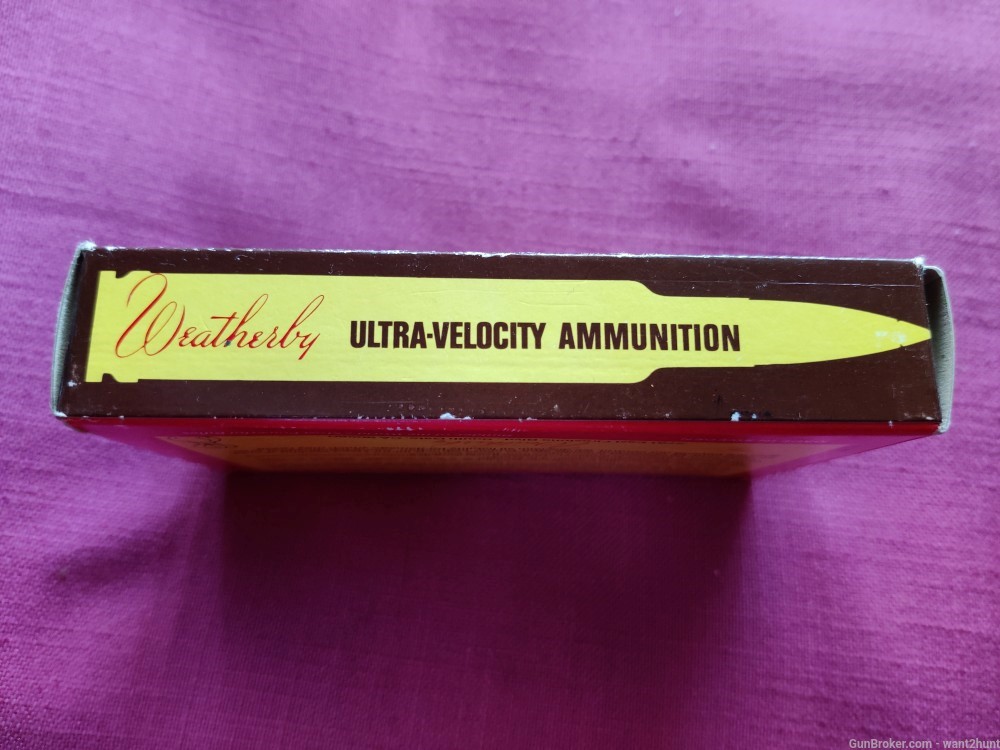 Vintage 300 Weatherby Magnum Rifle Ammo 180 grain Soft Point 20 Rds. Sweden-img-9