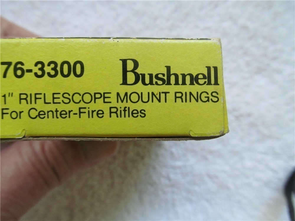 Bushnell 1" Scope Rings-img-1
