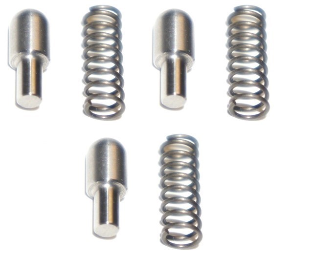 3 Pack Stainless Bolt Catch Plunger and Spring KMT 711-img-0