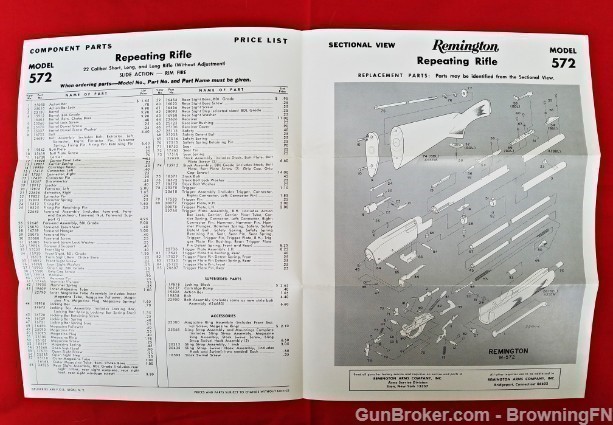 Orig Remington Model 572 Fieldmaster Owners Instruction Manual-img-1