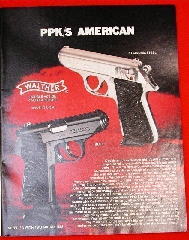 Orig Interarms Walther Mauser Rossi Catalog 1985-img-1