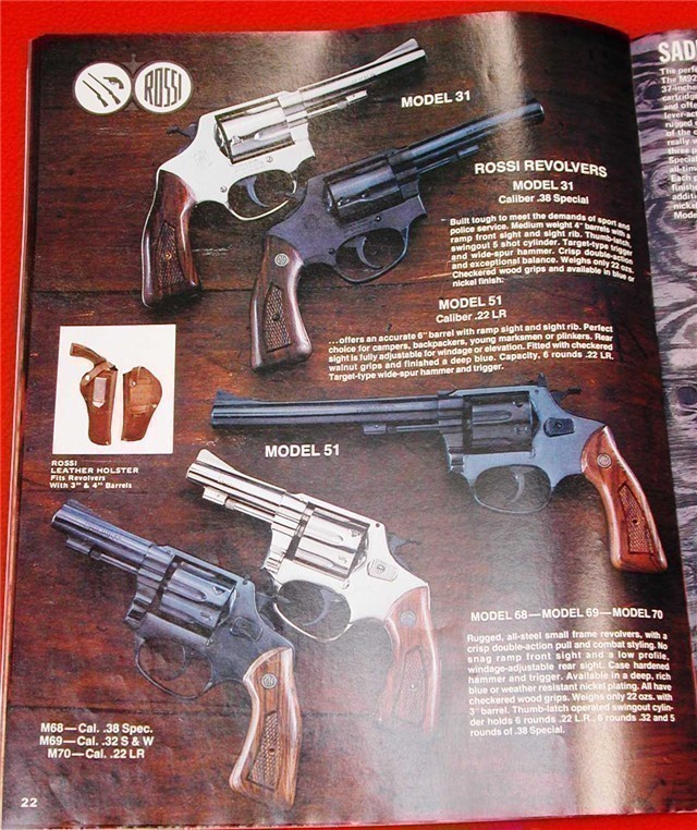 Orig Interarms Walther Mauser Rossi Catalog 1985-img-6