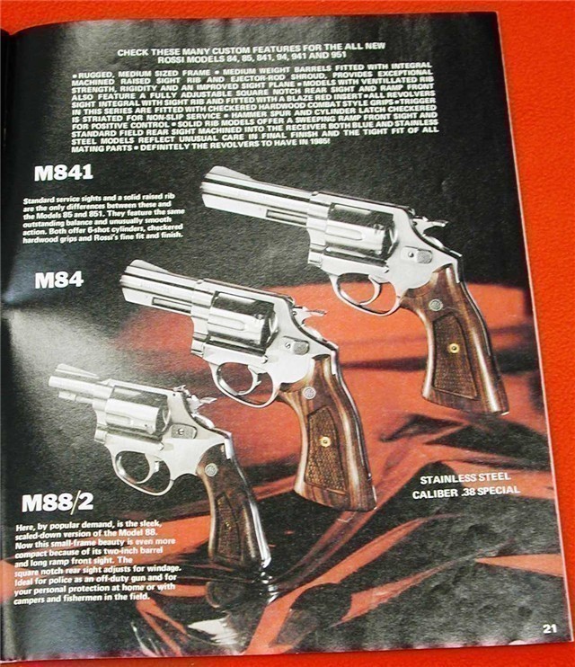 Orig Interarms Walther Mauser Rossi Catalog 1985-img-5