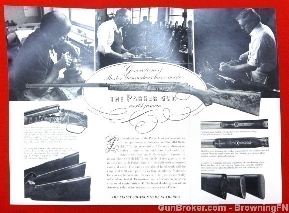 Orig Remington Parker Gun Instruction Manual-img-1