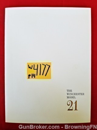 Orig Winchester Model 21 Specifications Catalog-img-0