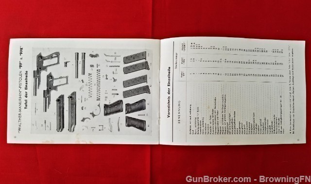 Orig Walther PP PPK Sport Owners Manual German-img-2