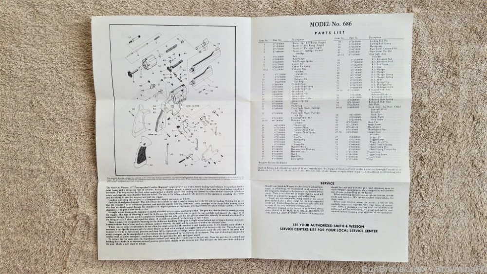 Orig S&W Model 686 Owners Instruction Manual-img-1