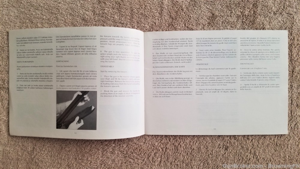Orig Sako Tikka 412 S Owners Instruction Manual-img-1