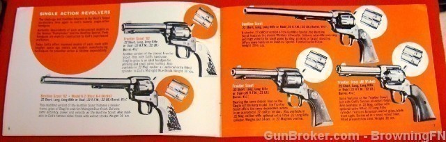 Orig Colt Catalog 1970?? All Models Python SAA .45-img-4
