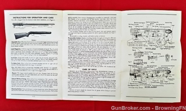 Orig Remington Model 550-1 Owners Instruction Manual 1954-img-1