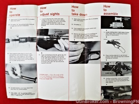 Orig Winchester Model 150 Owners Instruction Manual-img-1