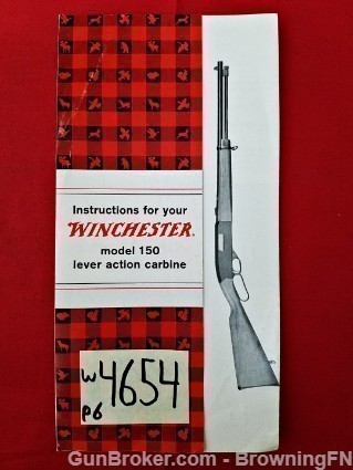 Orig Winchester Model 150 Owners Instruction Manual-img-0