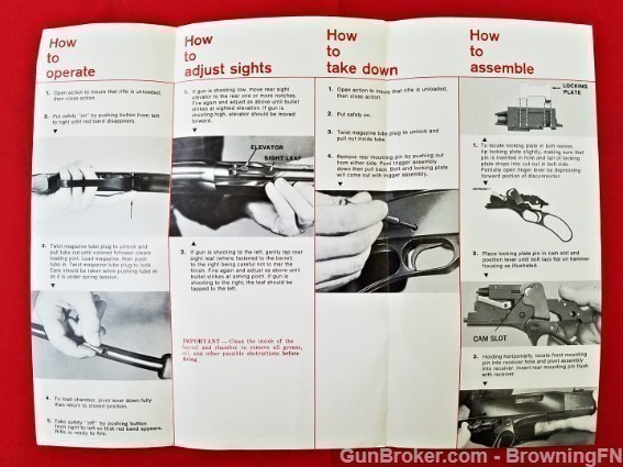 Orig Winchester Model 150 250 Owners Instruction Manual 1969-img-1