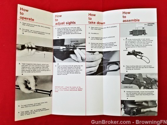 Orig Winchester Model 150 250 Owners Instruction Manual 1972-img-1