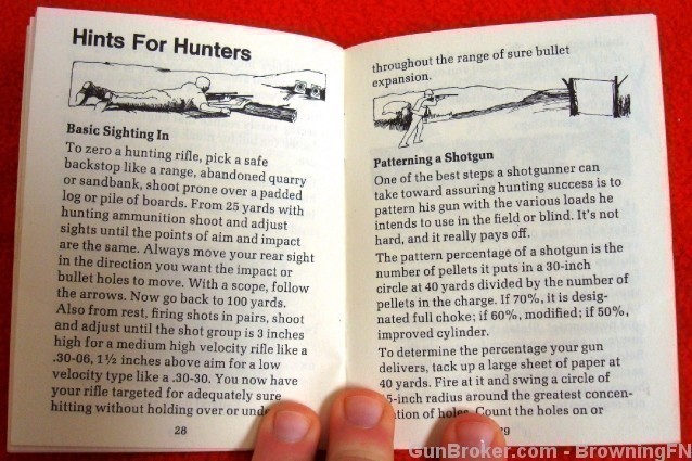 Orig Winchester Flyer Hunters Pocket Guide-img-4