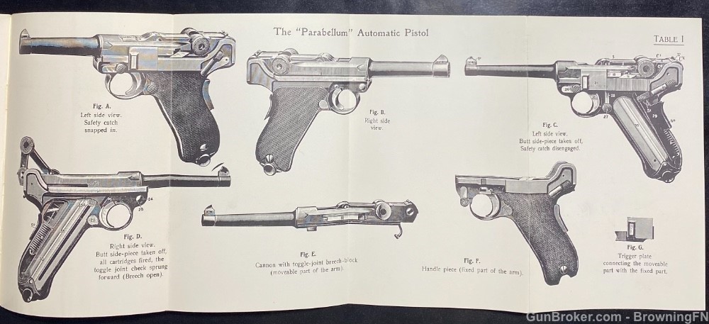 1964 Luger Parabellum Owners Instruction Manual-img-3