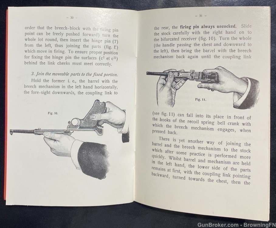1964 Luger Parabellum Owners Instruction Manual-img-2