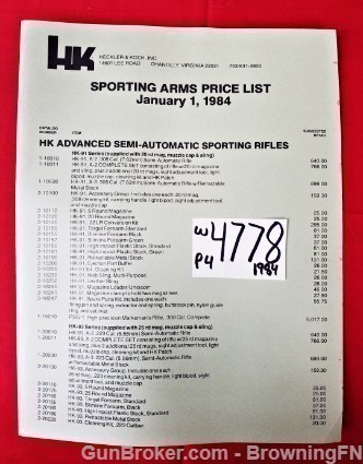Orig HK Sporting Arms Price List 1984-img-0