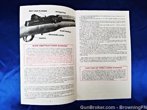 Orig Ruger Mini-14 Owners Instruction Manual 1994-img-1