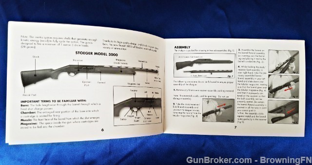 Orig Stoeger Model 3000 Owners Instruction Manual-img-1