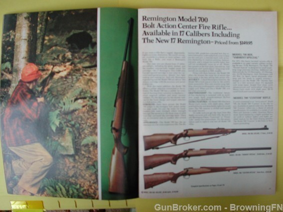 Orig Remington 1972 Catalog Model 40XB 540X .22-img-6