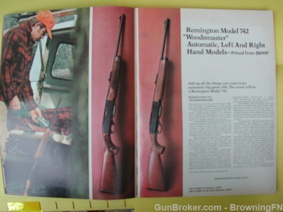 Orig Remington 1972 Catalog Model 40XB 540X .22-img-5