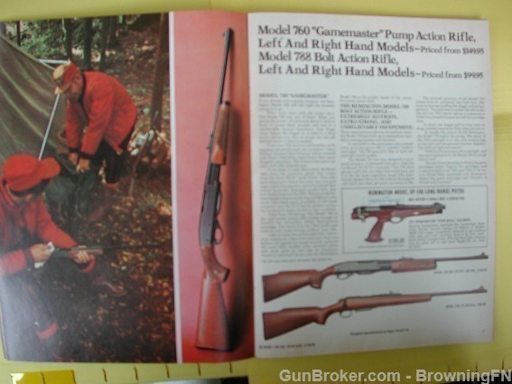 Orig Remington 1972 Catalog Model 40XB 540X .22-img-7