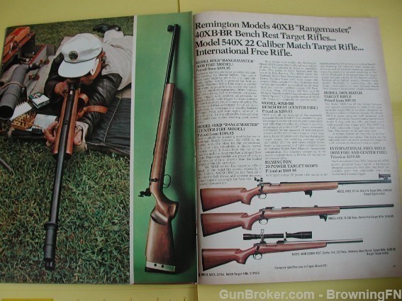 Orig Remington 1972 Catalog Model 40XB 540X .22-img-12