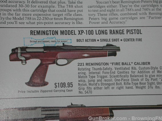 Orig Remington 1972 Catalog Model 40XB 540X .22-img-8