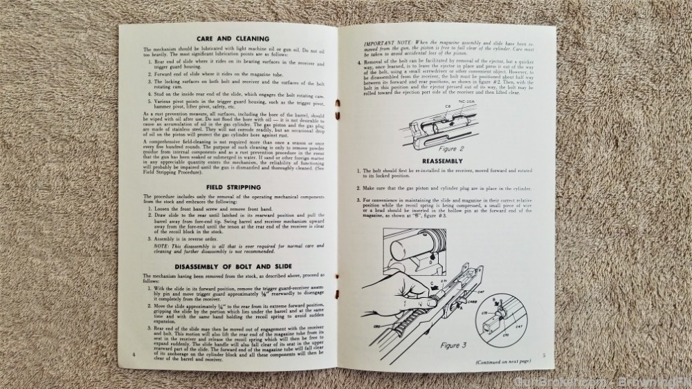 Orig Ruger .44 Magnum Carbine Owners Instruction Manual 1977-img-1