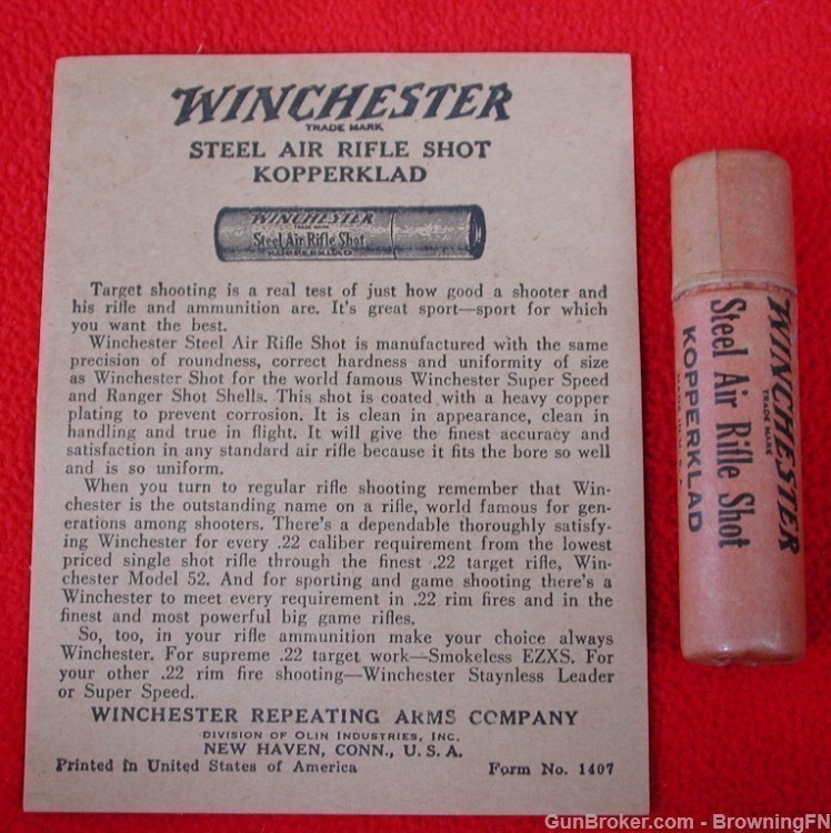 Winchester FULL Tube Kopperklad BBs + 2 Targets-img-1