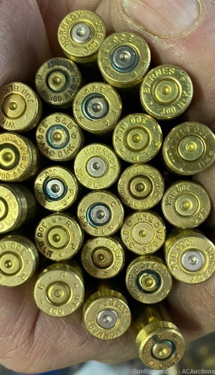 300 Blackout fired brass x 500 mixed makers.  isn't reformed from 223/5.56 -img-1