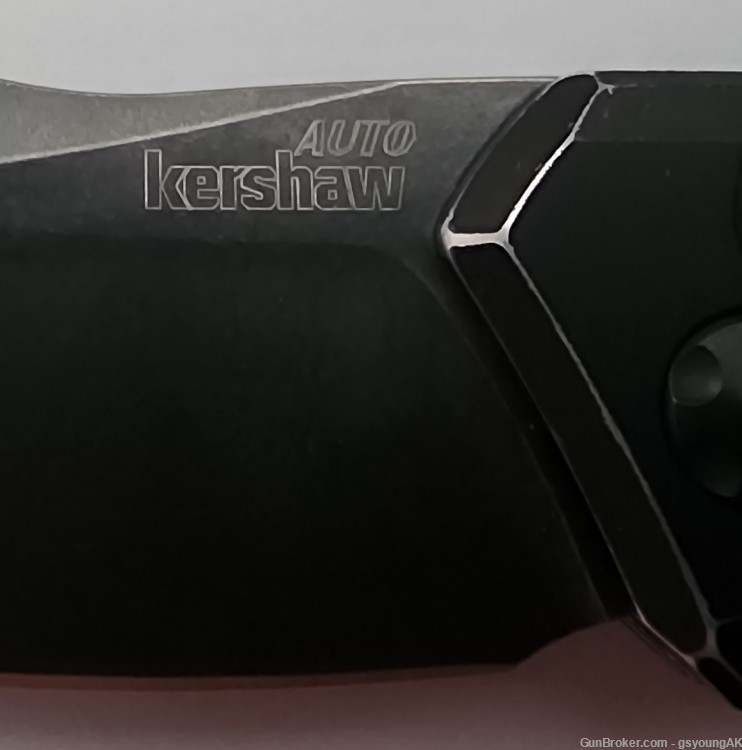New Kershaw Launch Auto#1 Blackwash  7100BW-img-3