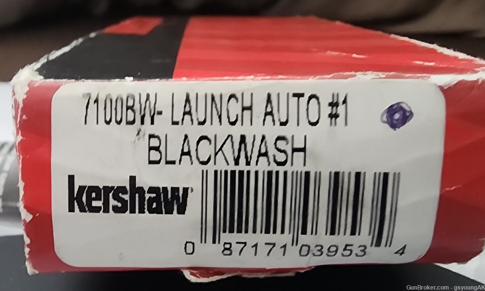 New Kershaw Launch Auto#1 Blackwash  7100BW-img-5