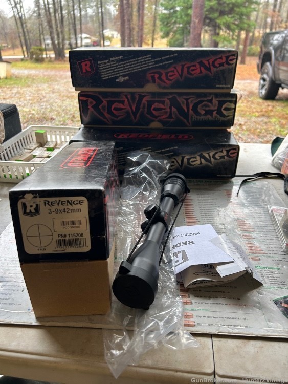 Redfield Revenge 4-Plex 3-9X42 Scope NEW IN BOX!-img-0