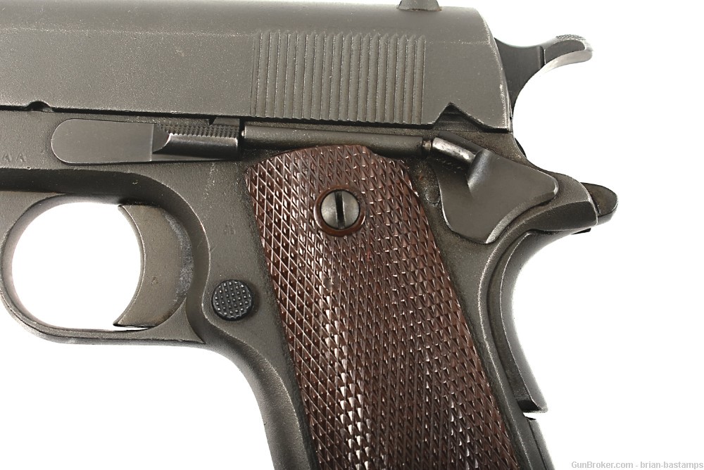 Rare WW2 Savage Slide Colt Frame 1911 Pistol - SN: 378592 (C&R)-img-15