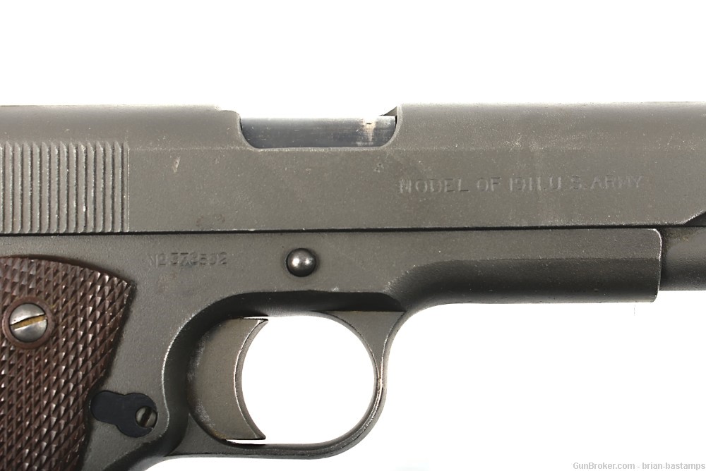 Rare WW2 Savage Slide Colt Frame 1911 Pistol - SN: 378592 (C&R)-img-23