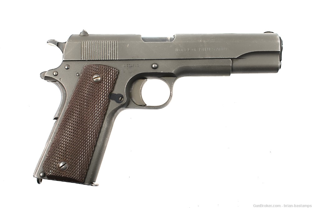 Rare WW2 Savage Slide Colt Frame 1911 Pistol - SN: 378592 (C&R)-img-1