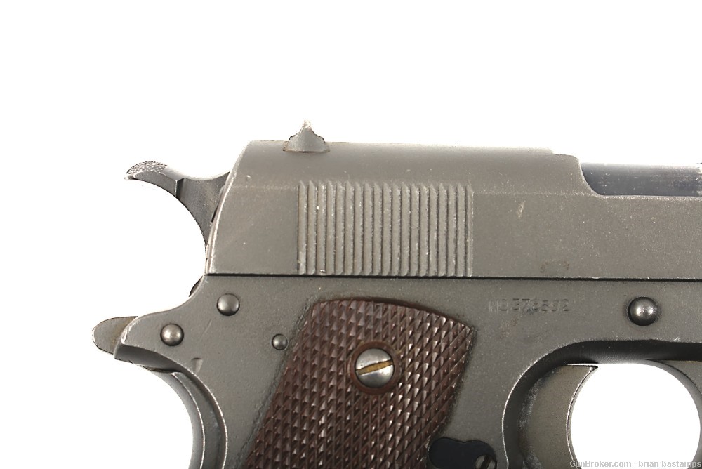 Rare WW2 Savage Slide Colt Frame 1911 Pistol - SN: 378592 (C&R)-img-22