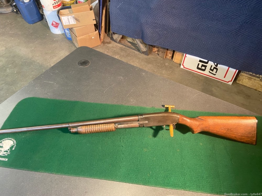 Winchester 25 pump action shotgun 12 ga.  Model 12-img-0