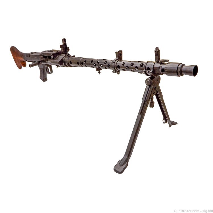 WWII GERMAN MG34 (Maschinengewehr 34) MACHINEGUN Non-Firing Replica -img-2