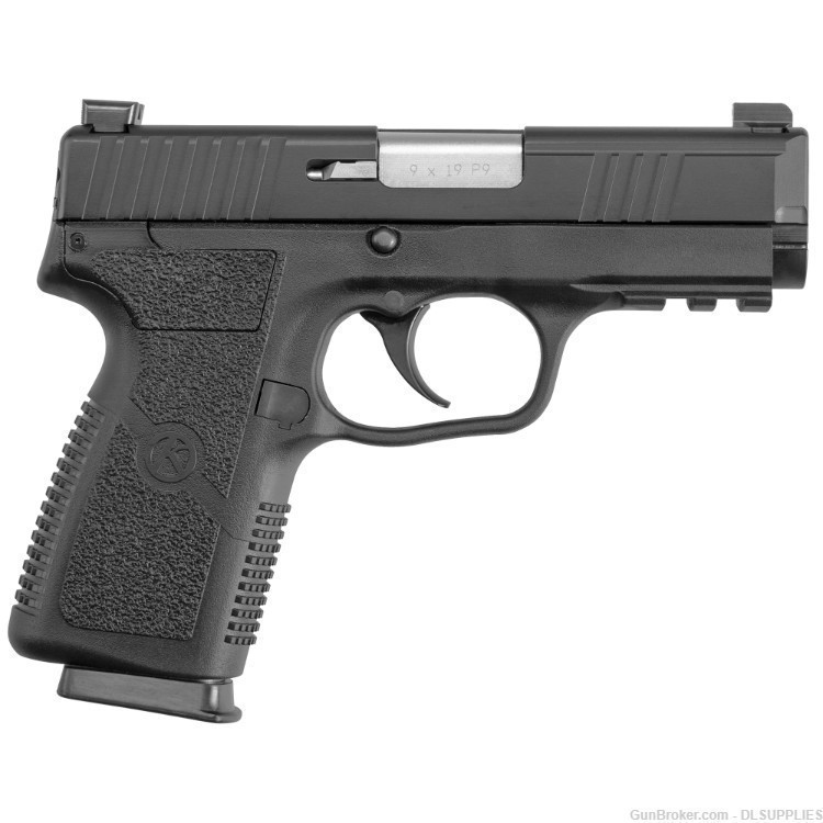 KAHR ARMS P9-2 BLACK FINISH W/ NIGHT SIGHTS (2) 7 RND MAGS 3.6" BBL 9MM-img-0