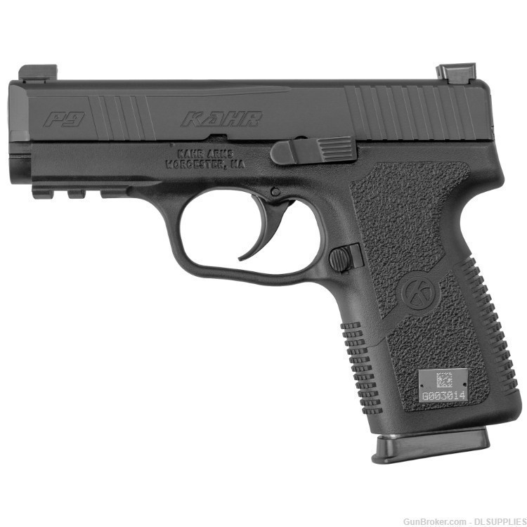 KAHR ARMS P9-2 BLACK FINISH W/ NIGHT SIGHTS (2) 7 RND MAGS 3.6" BBL 9MM-img-1