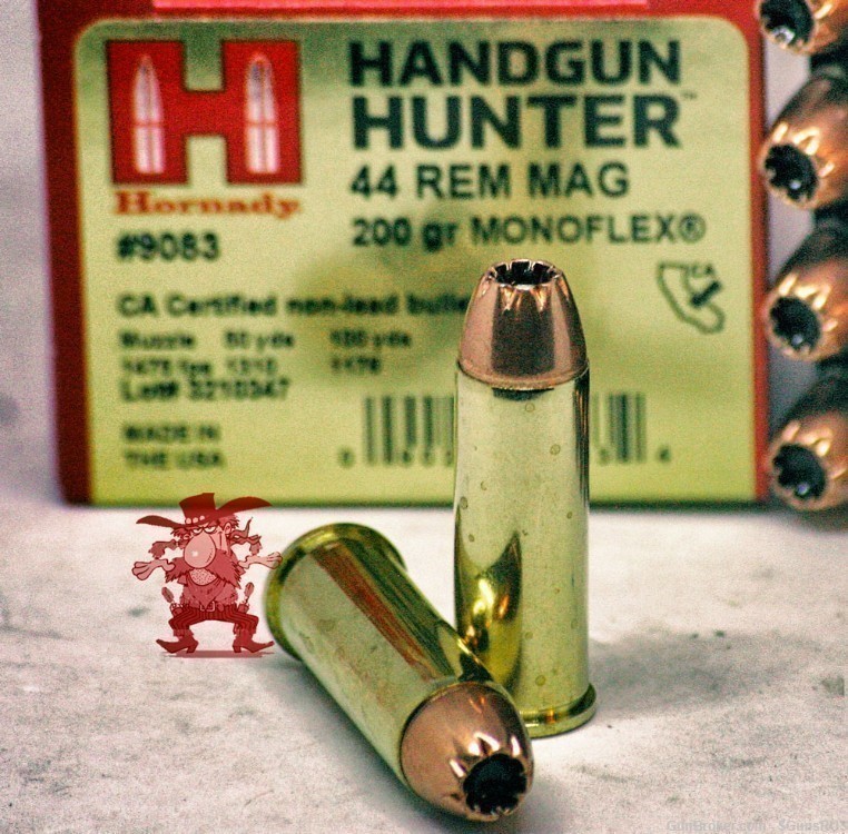 44 mag HORNADY 44 MAGNUM 200 Grain "Monoflex"® Handgun Hunter 20 Rds-img-1