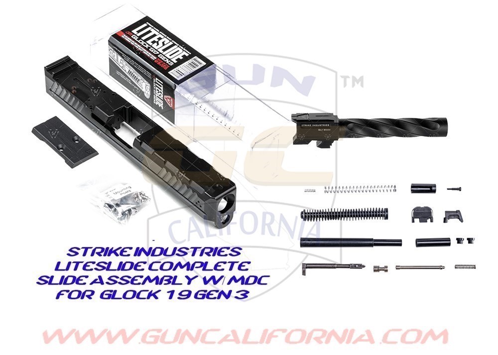 Strike Industries Glock 19 G3 Complete LITESLIDE Black-img-0